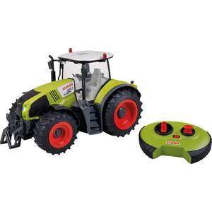 Traktor RC na dálkové ovládání značky Claas Axion 870 v měřítku 1:16 pro děti