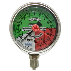 WIKA tlakoměr s rozsahem 0-10-60