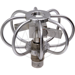 Čistič trubek o vnějším průměru 150 mm se závitem 3/8 vnitřní závit 1/8 vnitřní závit