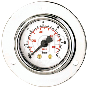 M-FH-63-0/10-1/4-St-bar/psi D=63mm Zadní přípoj
