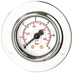 M-FH-63-0/6-1/4-St-bar/psi D=63mm Zadní přípoj