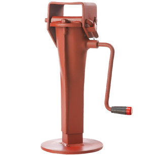 Opěrná noha se sklopným držákem o nosnosti 4 tuny pro oje přívěsu