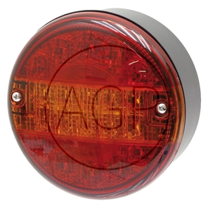 LED Zadní světlo, napětí 9-33 V, skupinové led světlo k přívěsu a návěsu. Nízká spotřeba energie.