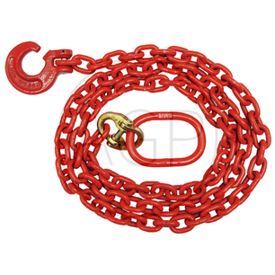 Zpětný řetěz 8 mm, délka 2,5 m, max. nosnost 4,5 t, jakost 8