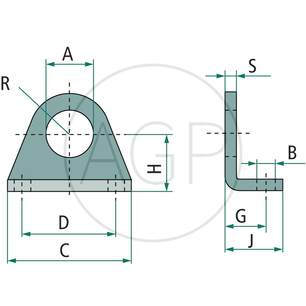 ZTI-BEF-RA1-12/16 Patkové připevnění