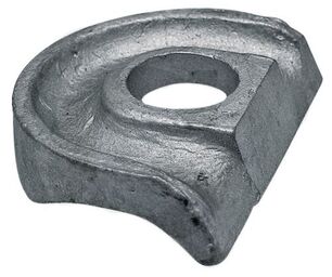 Spodní svorka pera vhodná pro obraceč Deutz-Fahr KH 2, KH 4, KH 6