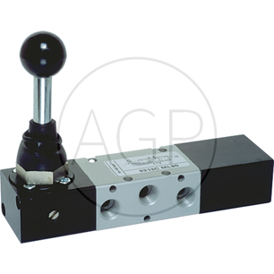 VAZ-HHF530-E-1/8 5/3 ventil s ruční pákou