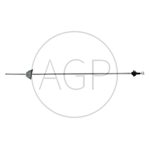 Ocelový sloupek s drátěným očkem 105 cm pro elektrický ohradník prasečí ocásek