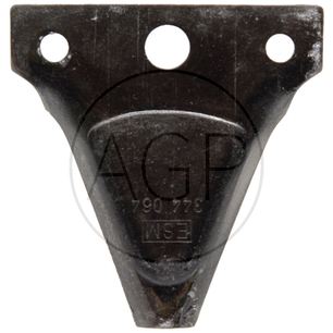 Jednoduchá čepel počet děr 3, délka 75 mm, šířka 71,5 mm, otvor 6,3 / 10 mm