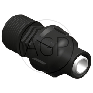 Spojka přípoj 16 x 1/2 s vnějším průměrem trubky 16 mm