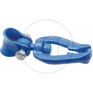 Kluzný třmen otočný na lano pro řetězy 7 + 8 mm oboustranný, tažná síla 6 tun