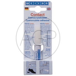 WEICON Kontaktní kyanoakrylátové lepidlo v tubě 3 g