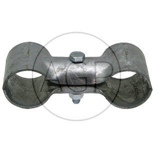 Stájová sponka dvojitá s 1 šroubem 48 x 48 mm