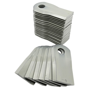 Sada 25 ks levých nožů Kuhn K6807550 o rozměru 119x54 mm pro rotační diskové sekačky