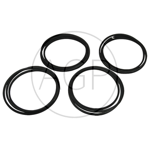 Sada klínových řemenů 4 ks SPA 2882 pro bubnovou sekačku Deutz Fahr (Kverneland) KM 22