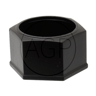 Krytka o vnitřním průměru 27 mm v černé barvě