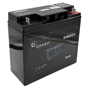 Baterie AGM 12V 18Ah pro zahradní traktory s plochými přípoji