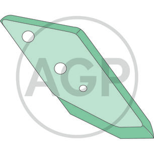 Dláto včetně šroubů, levé provedení pro Lemken