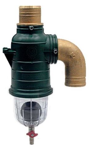 MZ sifonový oddělovač typ 0240 (24 B) přípoj rovný průměr 60 mm 3/4 mosazný kohout