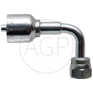 Hydraulická koncovka, vsuvka k nalisování 90°, závit 13/16 x 16, jmenovitá šířka DN 12 - 1/2