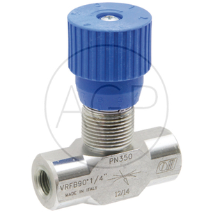 Hydraulický škrtící ventil 90º přípoj BSP 3/4