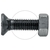 Šroub s maticí M10 x 40 8.8 pro ostří kypřiče, hroty kombinátorů, kultivátorů, kompaktorů