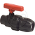 Kulový ventil s vnějším Ø trubky 20 mm, připojovací závit 1/2 IG