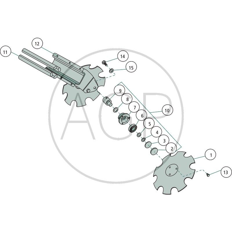 Ozubený disk Ø 460 x 6 mm vhodný pro Horsch Joker