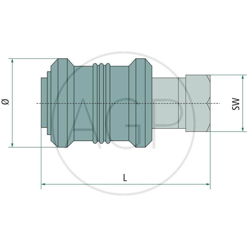 V-HSH32-NG-1/8-MSv 3/2-cestný-ručně posuvný ventil