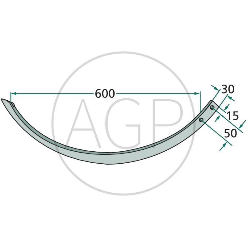 Vázací jehla Welger hliníková, na typy AP 50, 51
