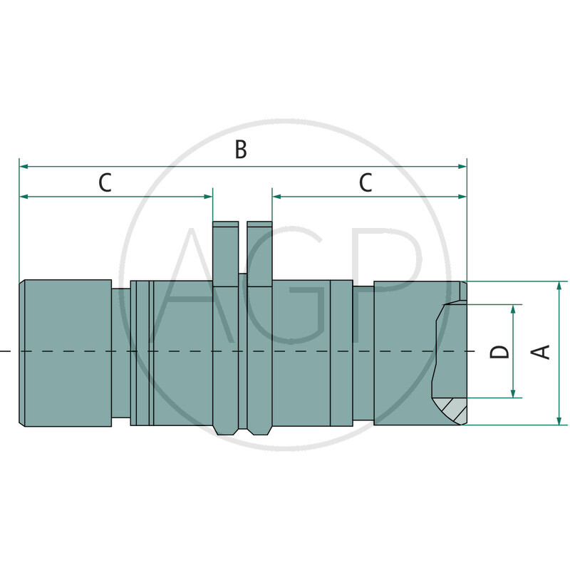 WEO-Dvojitá vsuvka 3/4 (23 mm) / 3/4 (23 mm)