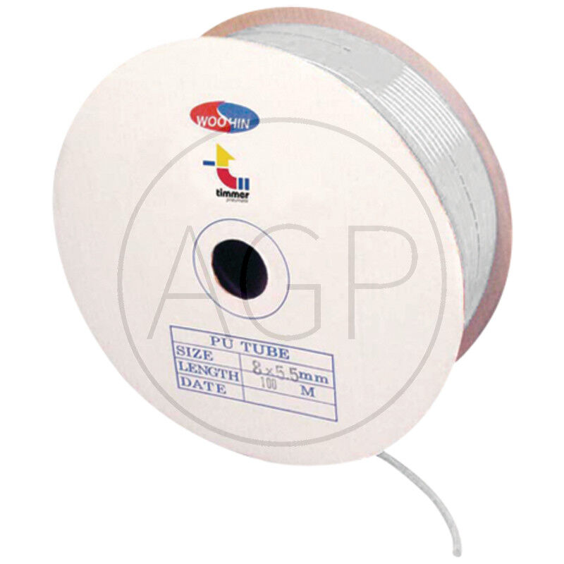 H-PUR-8/5,5-100-transparentní R - PU-hadice zboří na roli, flexibilní