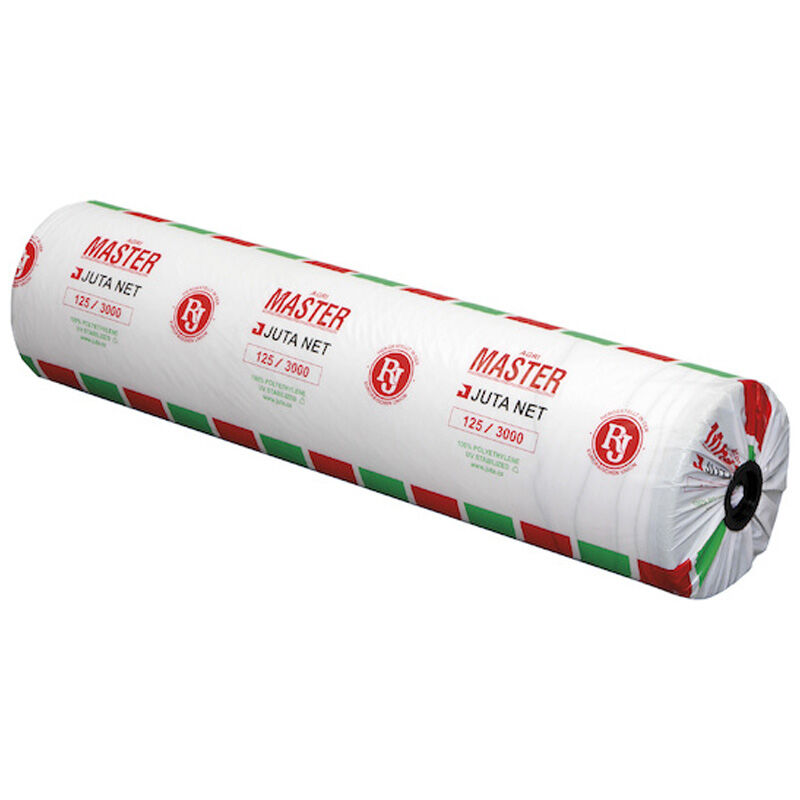 Síťovina JUTA Master o šířce 125 cm a délce 3000 m pro balení senáže, sena a slámy