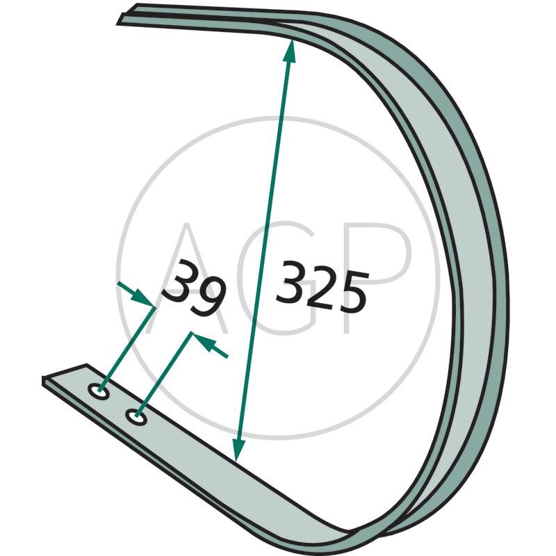 Stírací plech Pöttinger, na různé série