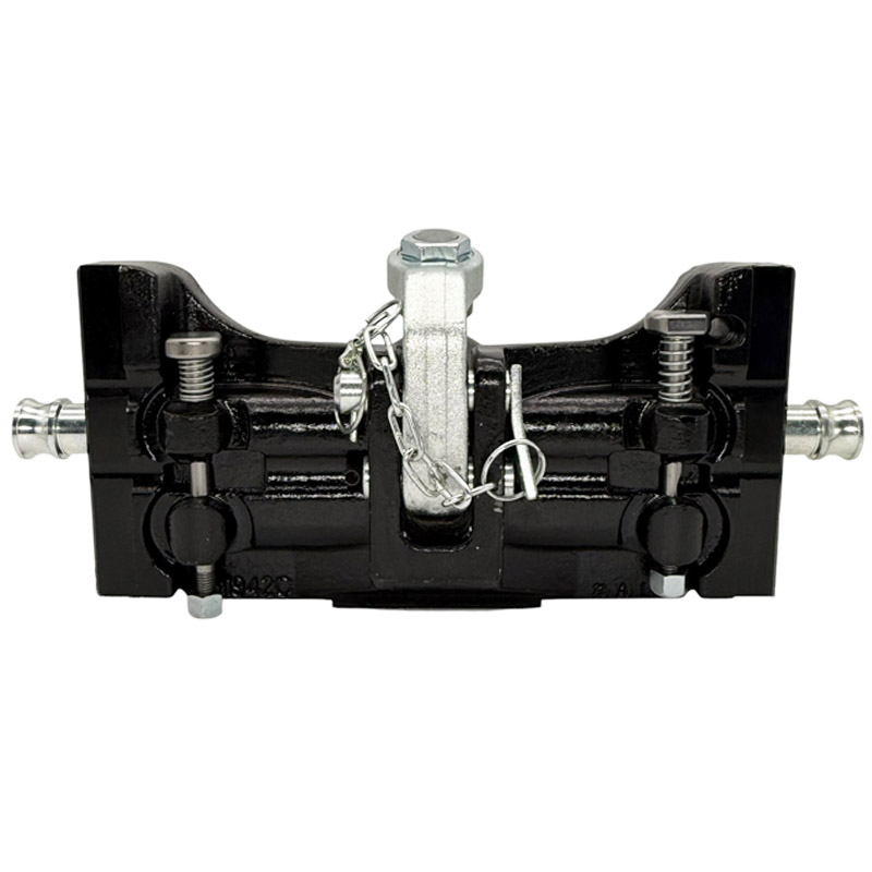 Závěs Scharmüller s koulí K80 do etáže traktoru o šířce 330 mm s bočními čepy 25 mm