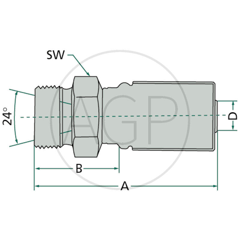 PNE 08 AGL M14x1.5 (8L)