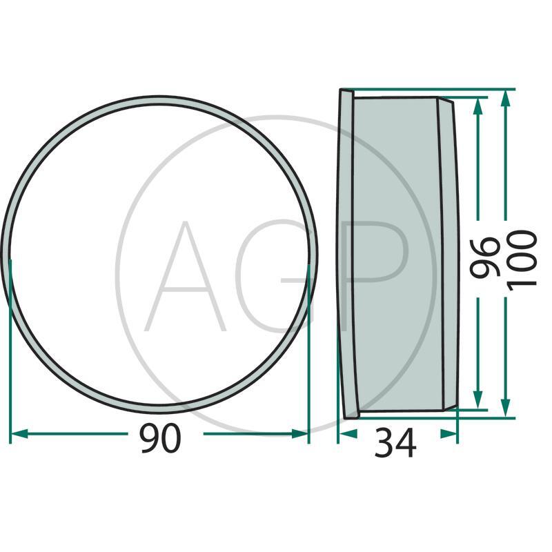 Nylonové pouzdro kloubu, vhodný pro Kuhn, na série FC, GMD