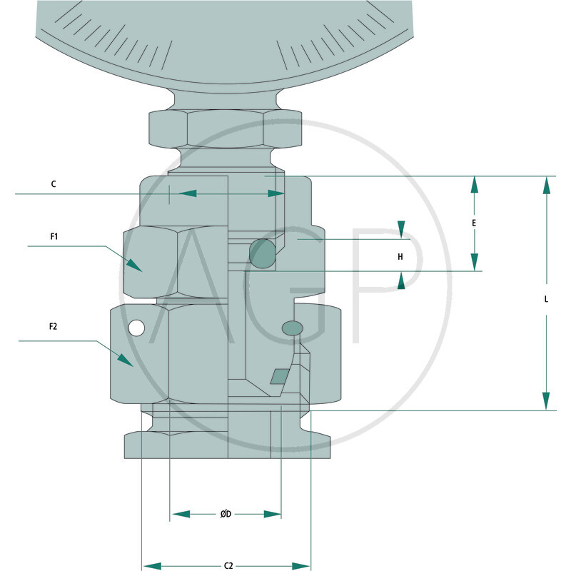 Měřicí spojka EMVR 10 L DKO