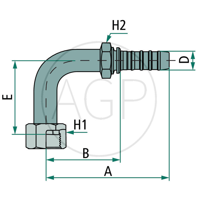 PNB 10 DKORFS 11/16 90°L