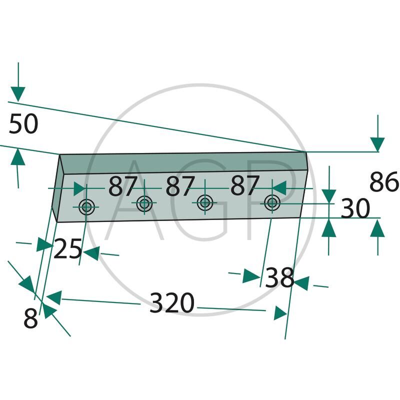 Nůž pro Welger, na typ AP 630
