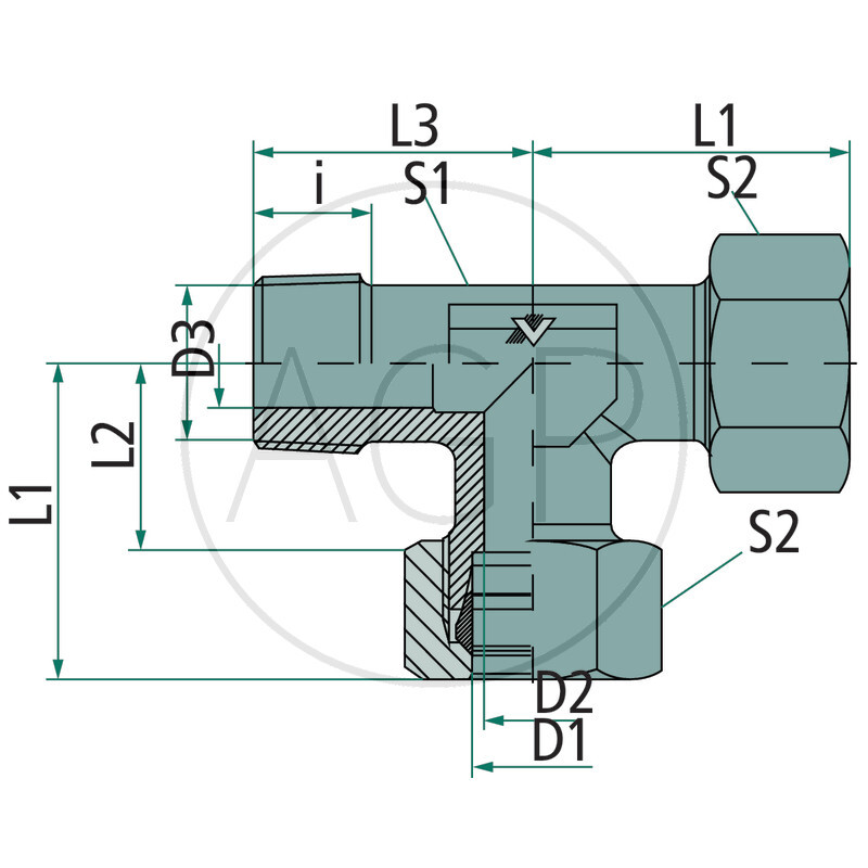 LEV 6 L- M 10x1 kuž. VA