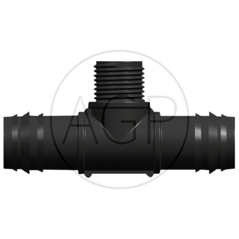 T-kus na přípoj 16 x 1/4 x 16