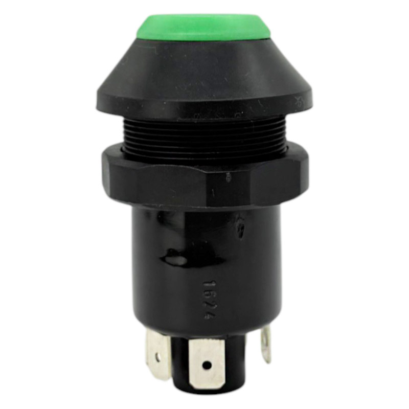 Spínací tlačítko pro pracovní světla Fendt zelené na 12 - 24 V