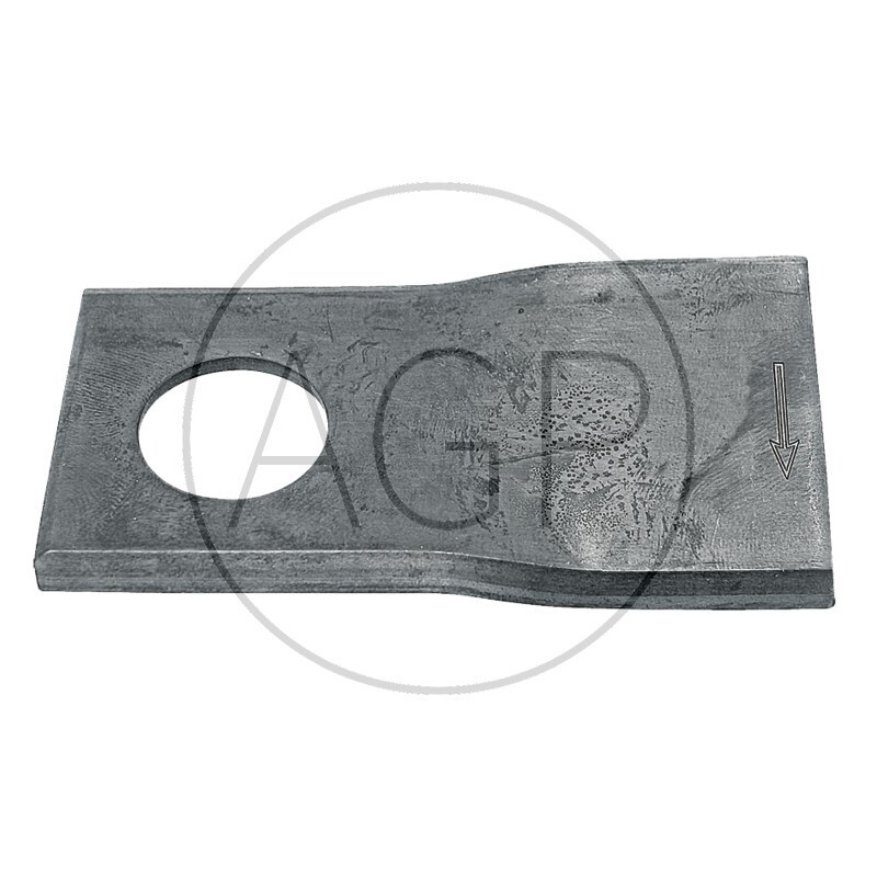 Levé rotační nože 25 ks pro Krone, Fella s rozměrem 112 x 48 x 4 mm