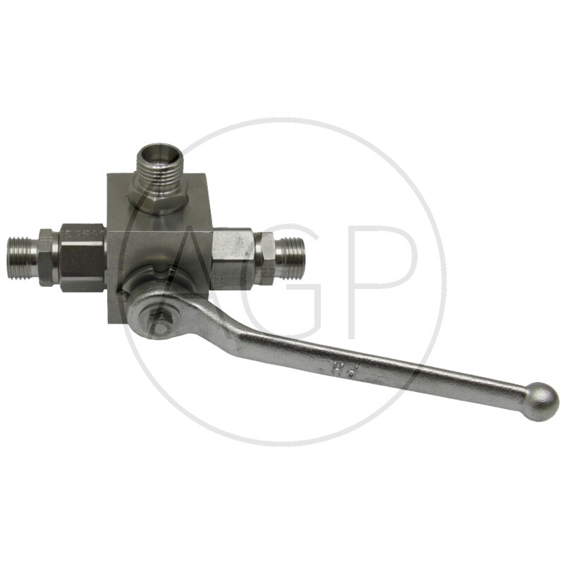 Kulový kohout BKH-3L V2A 15 L (M22x15)