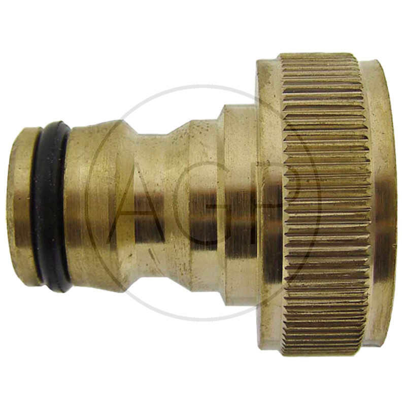 Mosazná hadicová přípojka na rychlospojky pro zahradní hadice na vodu 1 vnější závit