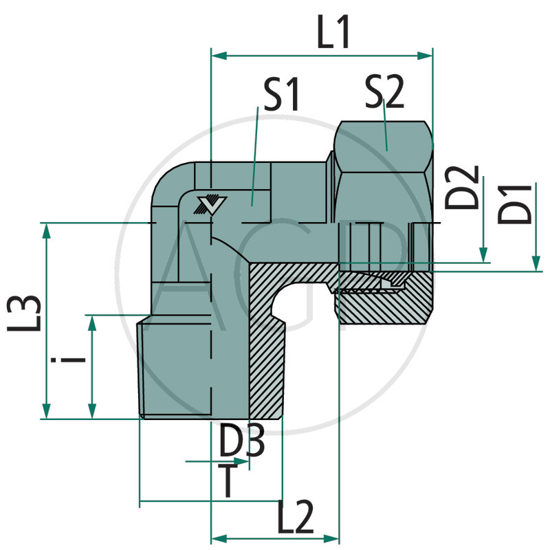 WEV 4 LL- M8x1 kuž. VA