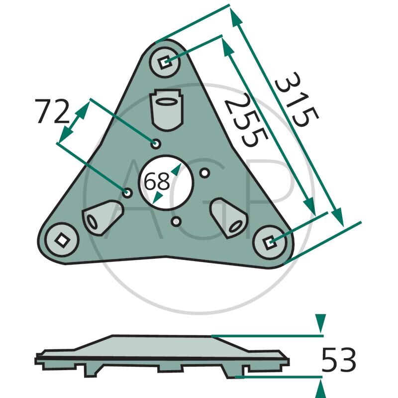 Žací kotouč pro Deutz-Fahr, na typy SM 5.28, 4.21, 4.28, SMA 5.28E