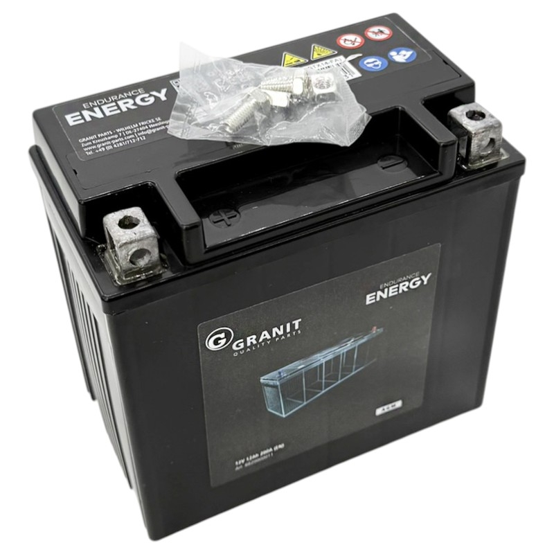 AGM baterie 12 V kapacita 12Ah ENDURANCE ENERGY se startovacím proudem 200 A