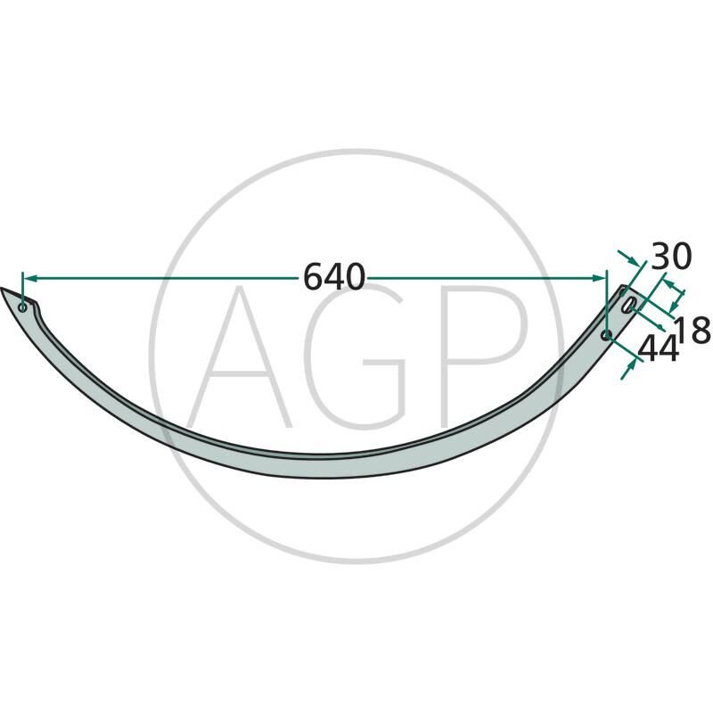 Vázací jehla lisu Welger hliníková, na typy AP 45